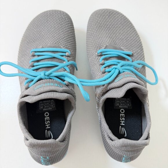 NWOB OESH Warrior Barefoot Running Shoe Storm Cloud Gray Minimalist {Women 9.5} - Picture 8 of 15